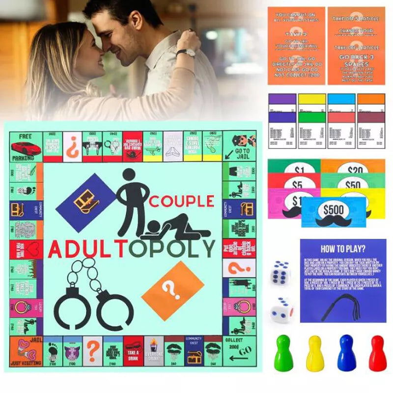 ADULTOPOLY BOARD GAME