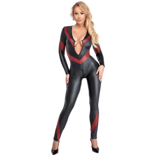 Cottelli PARTY Black and Red Catsuit