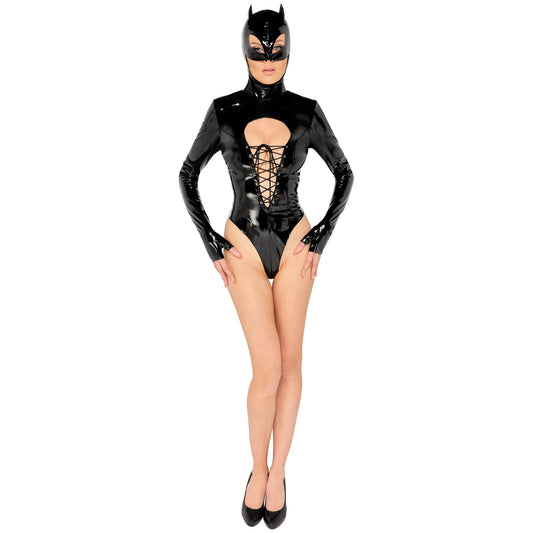 Black Level Vinyl Body Catsuit