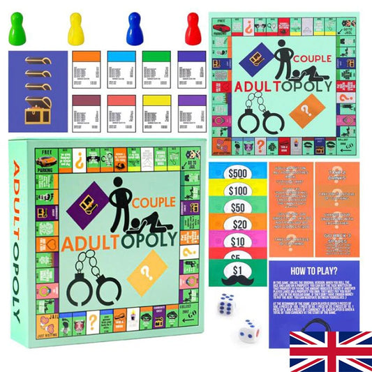 ADULTOPOLY BOARD GAME